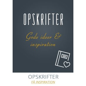 Opskrifter & bøger