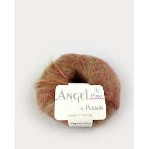 Angel Print by Permin - 884751 coral/rust