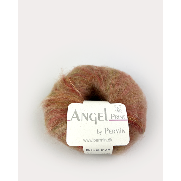 Angel Print by Permin - 884751 coral/rust