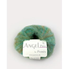 Angel Print by Permin - 884752 bl/grn UDGET