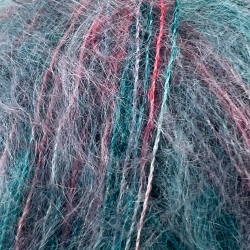 Angel Print by Permin - 884753 petrol/rosa 