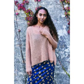 Angel by Permin - 894194 Bred bluse med ribmnster