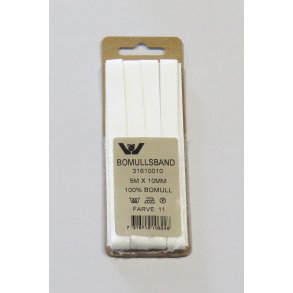 Bndel 10mm. 5m. hvid