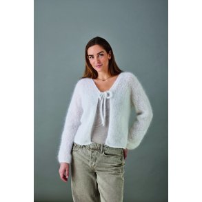 Bella by Permin - 8932113 Cardigan med i-cord kanter