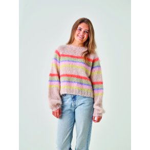 Bella by Permin - 893297 Raglansweater med striber