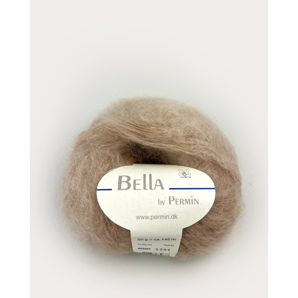 Bella mohair by Permin - 883267 Lys camel