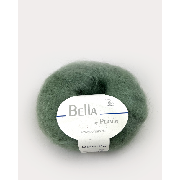Bella mohair by Permin - 883269 Stvet grn