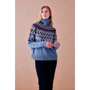 Berta by Permin - 890216 Sweater med m�nstret b�restykke