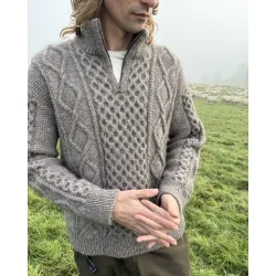 Dagmar Zipper Sweater Man - PetiteKnit