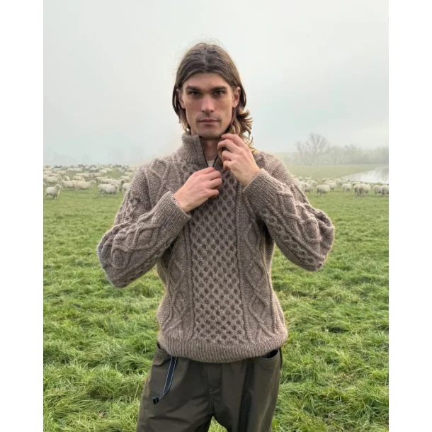 Dagmar Zipper Sweater Man - PetiteKnit