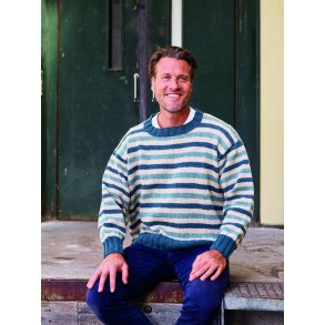 Emma by Permin - 893759 glat herrestrik med striber 