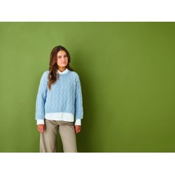 Hannah by Permin - 890102 Bluse med snoningsm�nster