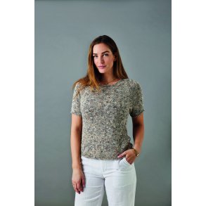 Iris by Permin - 899617 T�tsiddende T-shirt i Iris