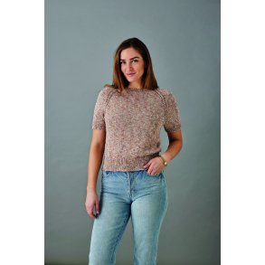 Iris by Permin - 899618 Raglan T-shirt med hulm. effekt