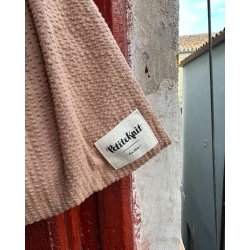 Knitter's String Bag - Praline Seersucker - PetiteKnit 2 sortering