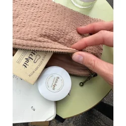 Knitter's Tool Purse - Praline Seersucker - PetiteKnit 2 sortering