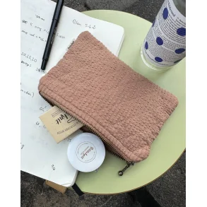 Knitter's Tool Purse - Praline Seersucker - PetiteKnit 2 sortering