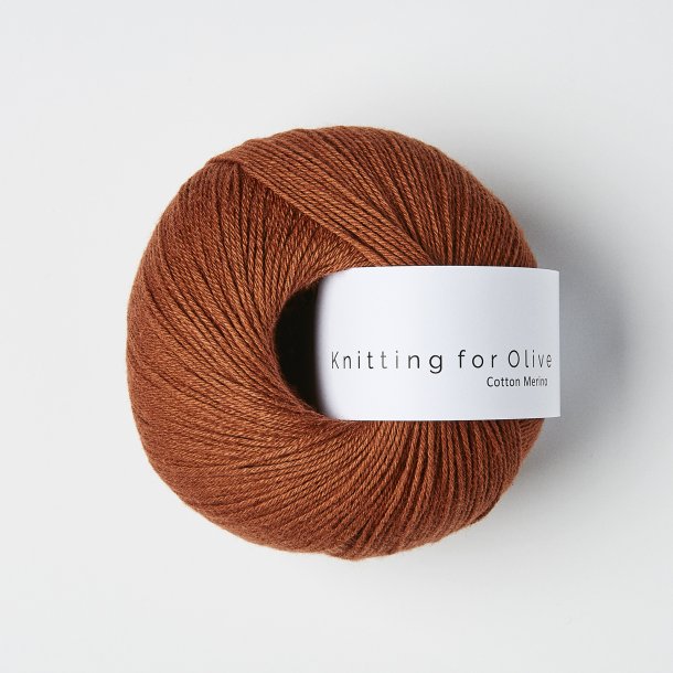 Knitting for Olive Cotton Merino - Rust UDGET