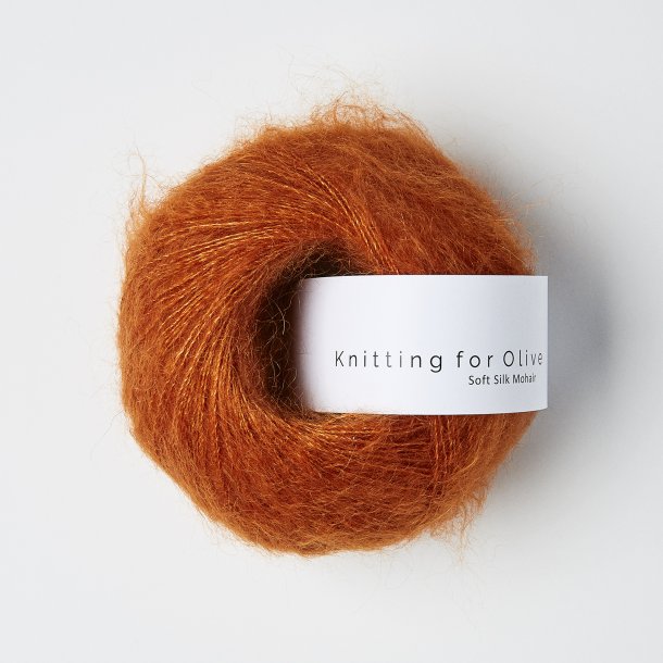 Knitting for Olive Soft Silk Mohair - Brndt Orange