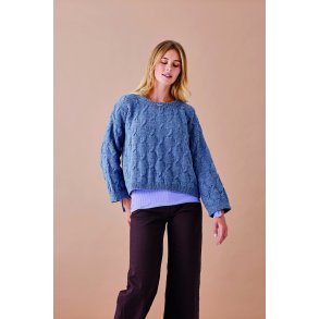 Luna by Permin - 899053 Bluse med snoningsm�nster