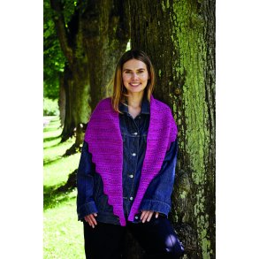 Luna by Permin - 899058 Sjal med struktur & hulr�kker