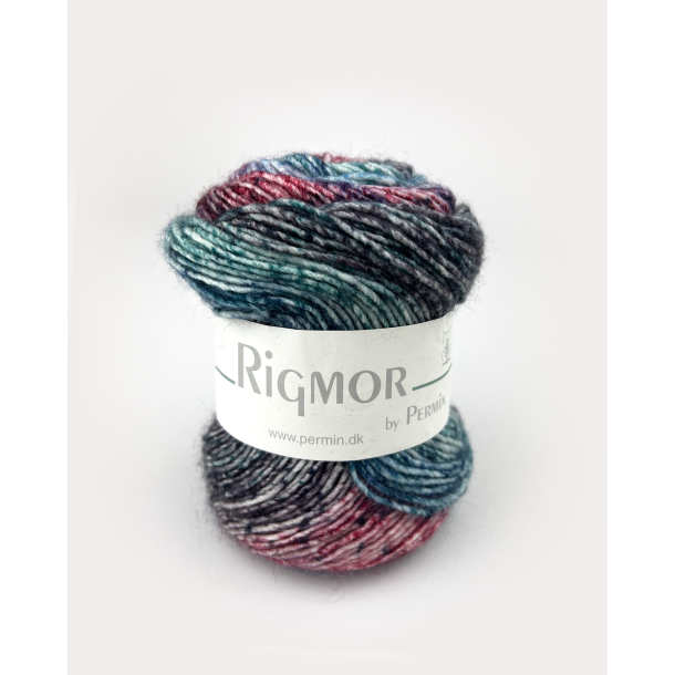 Rigmor by Permin - 886516 Bordeaux/petrol