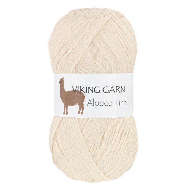 Viking Alpaca Fine - 602 naturhvit