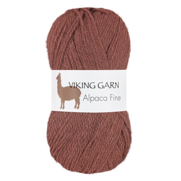 Viking Alpaca Fine - 619 rdbrun UDGET