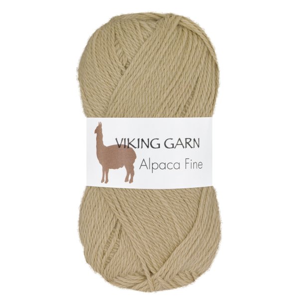 Viking Alpaca Fine - 632 lys oliven UDGET