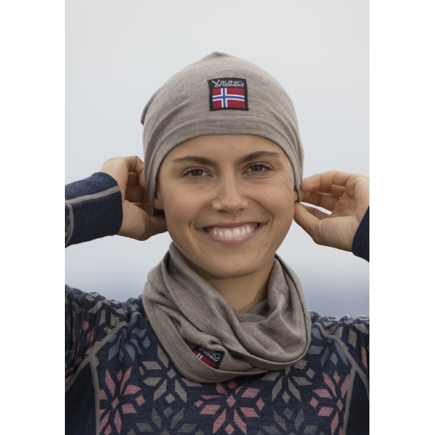 Viking Beanie tynd hue - Beige