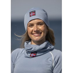 Viking Beanie tynd hue - Lys bl�