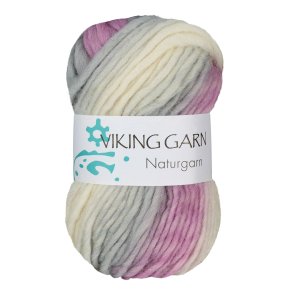 Viking Naturgarn - 677 multi rosa - gr