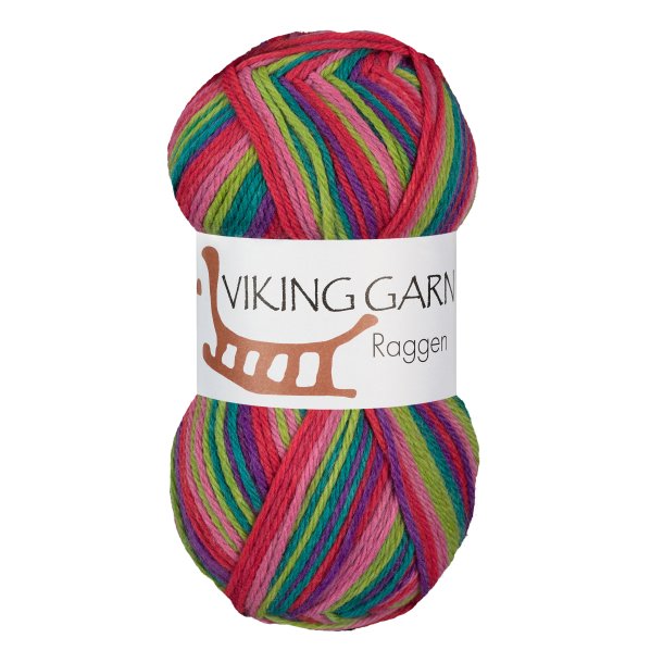 Viking Raggen - 738 Multi rosa/grn