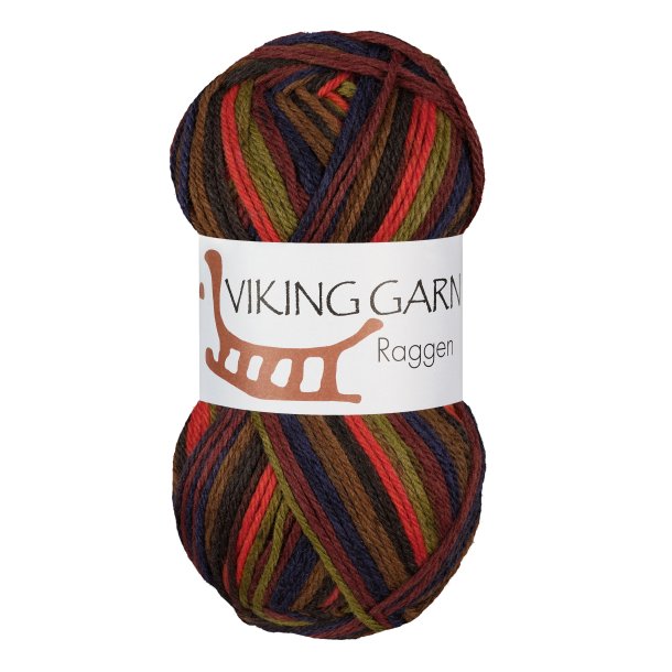 Viking Raggen - 752 Multi brun/rd