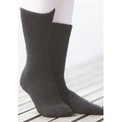 Viking Wool Frotte Sok - 36-39 Black