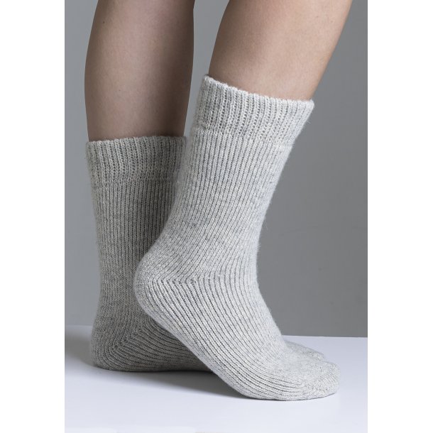 Viking Wool Frotte Sok - 36-39 Grey