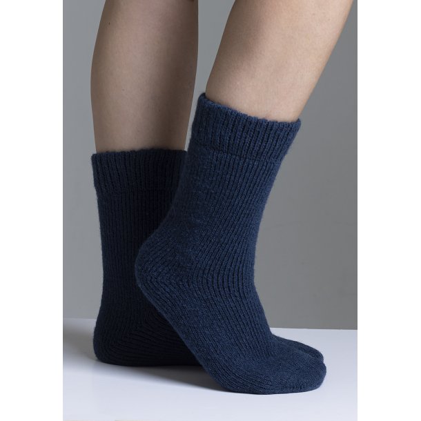 Viking Wool Frotte Sok - 36-39 Navy