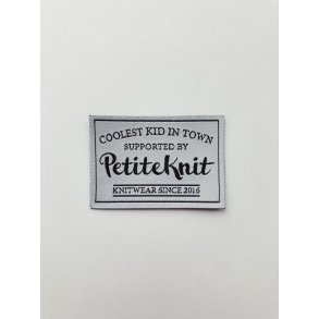Coolest Kid In Town PetiteKnit_label