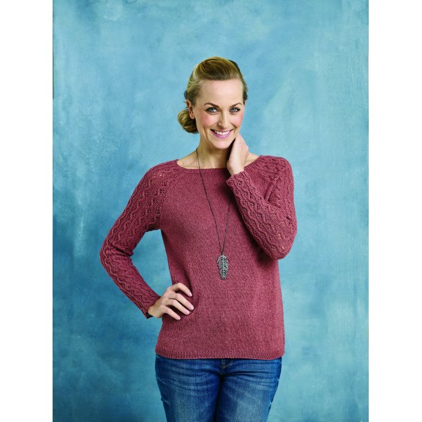 Ellen by Permin_893503 Sweater med mnstrede rmer