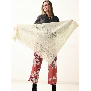 Emma by Permin - 893720 Sjal med blondemnster