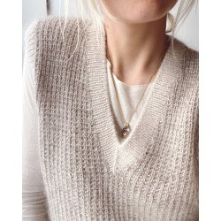 Friday Slipover V-neck_PetiteKnit