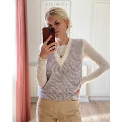 Friday Slipover V-neck_PetiteKnit