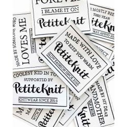 I'm Dreaming Of A Woolly Christmas - label - PetiteKnit