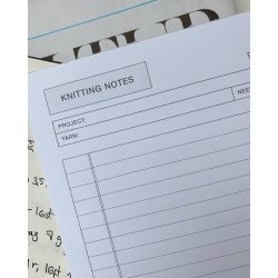 Knitting Notes-blok A5_PetiteKnit