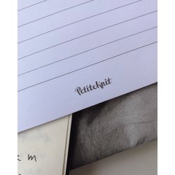 Knitting Notes-blok A5_PetiteKnit