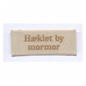Label - H�klet by mormor