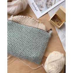 Lynl�s til Honey Washbag // Honey Purse large - Perlemor 23 cm