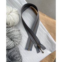 Lynl�s til Zipper Jacket - Granit 45 cm