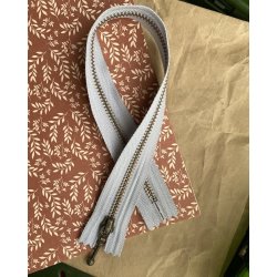 Lynl�s til Zipper Sweater / Zipper Slipover - Duegr� 35 cm