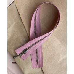 Lynl�s til Zipper Sweater / Zipper Slipover - Jordb�ris 35 cm